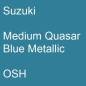 Preview: Suzuki, Medium Quasar Blue Metallic, OSH.